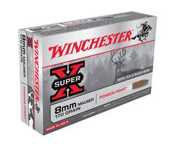 Buy 8mm Winchester Mauser 170gr Super X Power-Point 20 Rounds in NZ New Zealand.