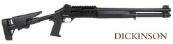 Buy 12ga Dickinson 212 Tac Pro Semi Auto Black 18.5" with Collapsible Buttstock in NZ New Zealand.