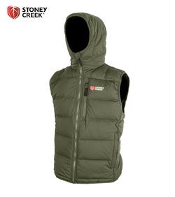 Buy Stoney Creek Men's ThermoFlex Hooded Puffer Vest Bayleaf in NZ New Zealand.