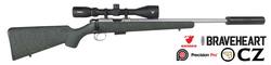Buy CZ 455 All Weather Stainless with Ranger 4-12x42 Scope & Braveheart Silencer | 22LR or 17HMR in NZ New Zealand.