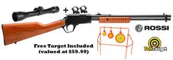 Buy 22 Rossi Gallery Blued Wood 18" with 4x32 Scope *With Free Steel Target in NZ New Zealand.