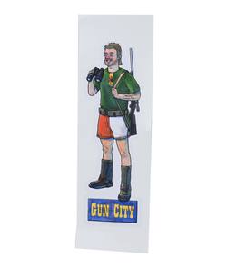 Buy Gun City Hunter Sticker in NZ New Zealand.
