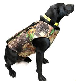 Neoprene Dog Vest with Handle - Camo *Choose Size*