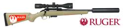 Buy Ruger American Ranch with Ranger 4-12x42 & Ghost Silencer in NZ New Zealand.