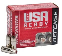 Buy Winchester USA Ready Defense 9mm +P 124gr Hex-Vent HP 20 Rounds in NZ New Zealand.