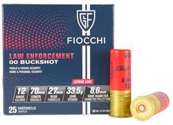 Buy Fiocchi 12ga #00 Buckshot 34gr 70mm 9 Pellets 25 Rounds in NZ New Zealand.