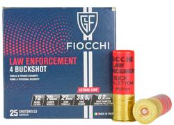 Buy Fiocchi 12ga #4 Buckshot 38gr 70mm 27 Pellets 25 Rounds in NZ New Zealand.