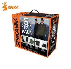 Buy Spika 5-Piece Fleece Pack - Olive/Black in NZ New Zealand.