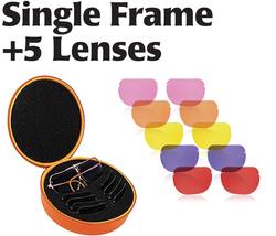 Buy DE.LA.RO Frame + 5 Lenses & Free Clay Case Package in NZ New Zealand.