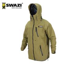 Buy Swazi Ibex Jacket Waterproof & Windproof Tussock Green in NZ New Zealand.
