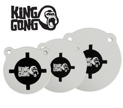 Buy King Gong AR500 Steel Gong Target 3 Pack | 4", 6" & 10" in NZ New Zealand.