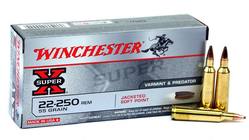 Buy Winchester 22-250 Super-X 55gr Soft Point | Choose Quantity in NZ New Zealand.
