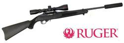 Buy Ruger 10/22 with 3-9x42 Ranger Scope & Silencer in NZ New Zealand.