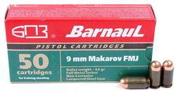 Buy Barnaul 9mm Makarov 94gr Full Metal Jacket *50 Rounds in NZ New Zealand.