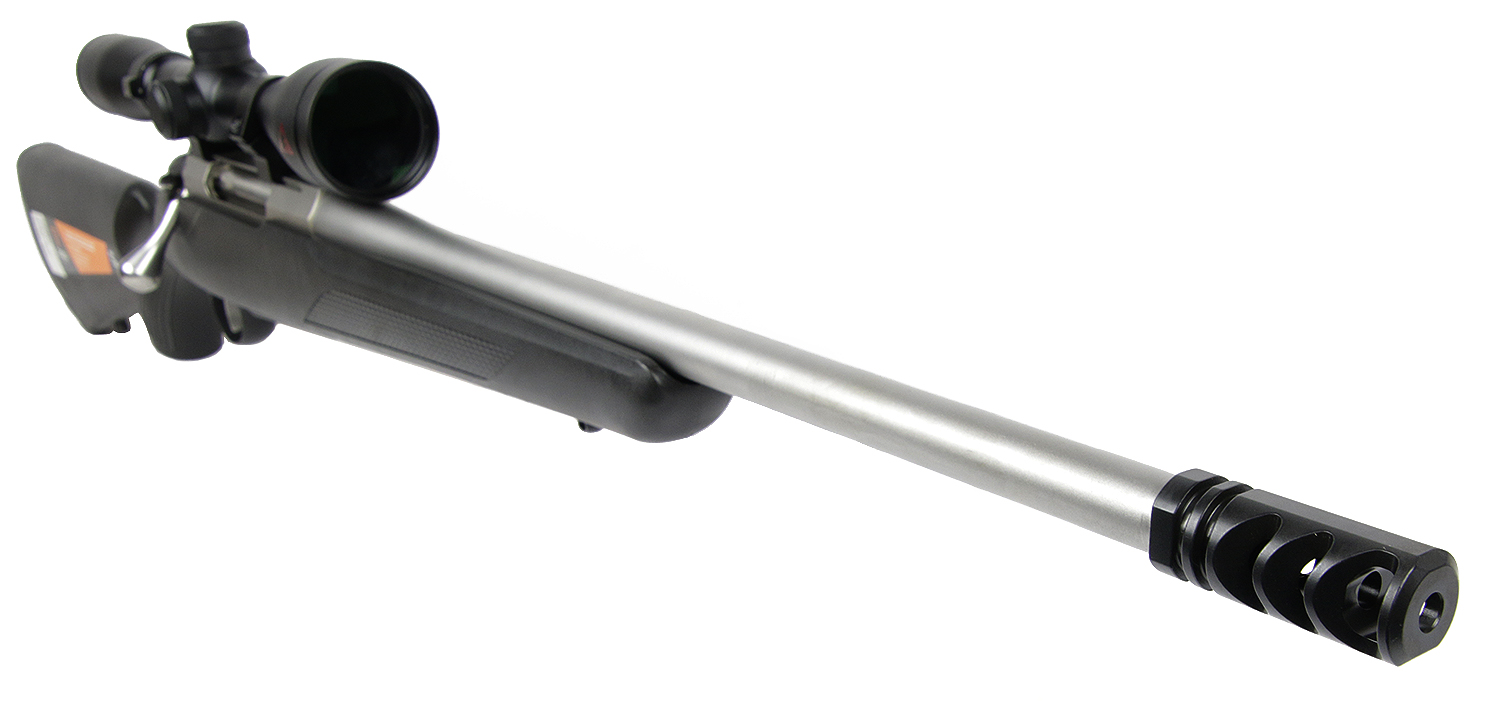 Precision Pro .22 Cal Target Muzzle Brake 1/2x28 NZ - Muzzle