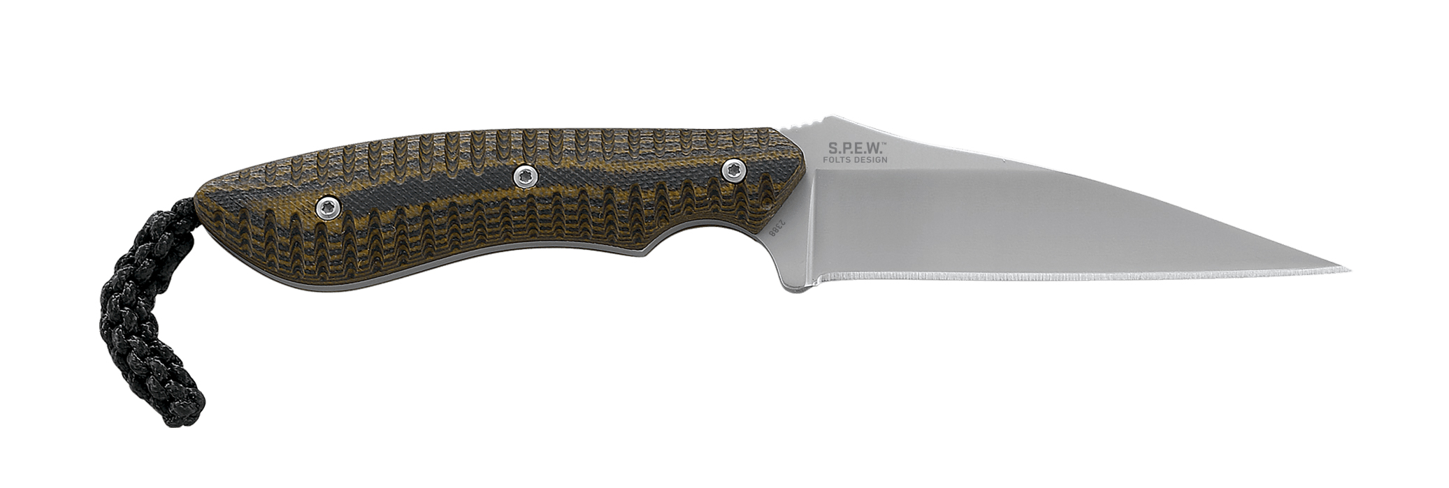CRKT S.P.E.W Fixed Pocket Knife (Small Pocket Everday Wharncliffe) NZ -  Fixed Knives by Gun City