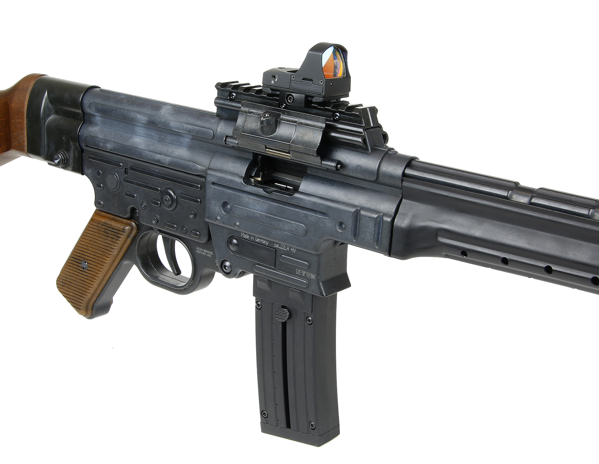 22 German Sport Guns STG-44 with Wood Grips & Ranger Compact Red