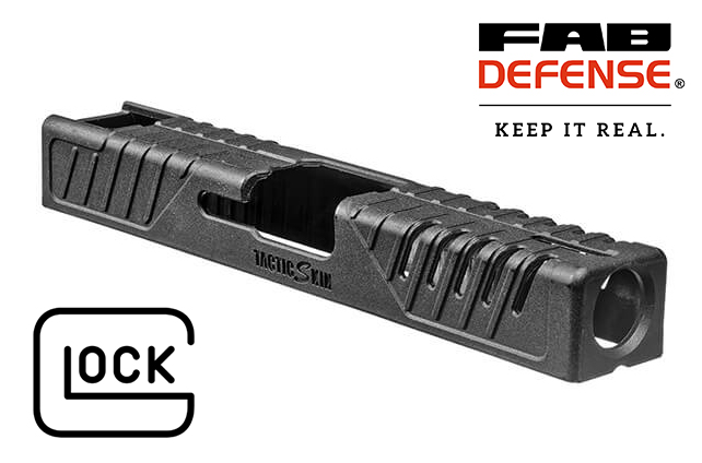 FAB Defense TacticSkin Slide Cover for Glock 19/23: Black NZ