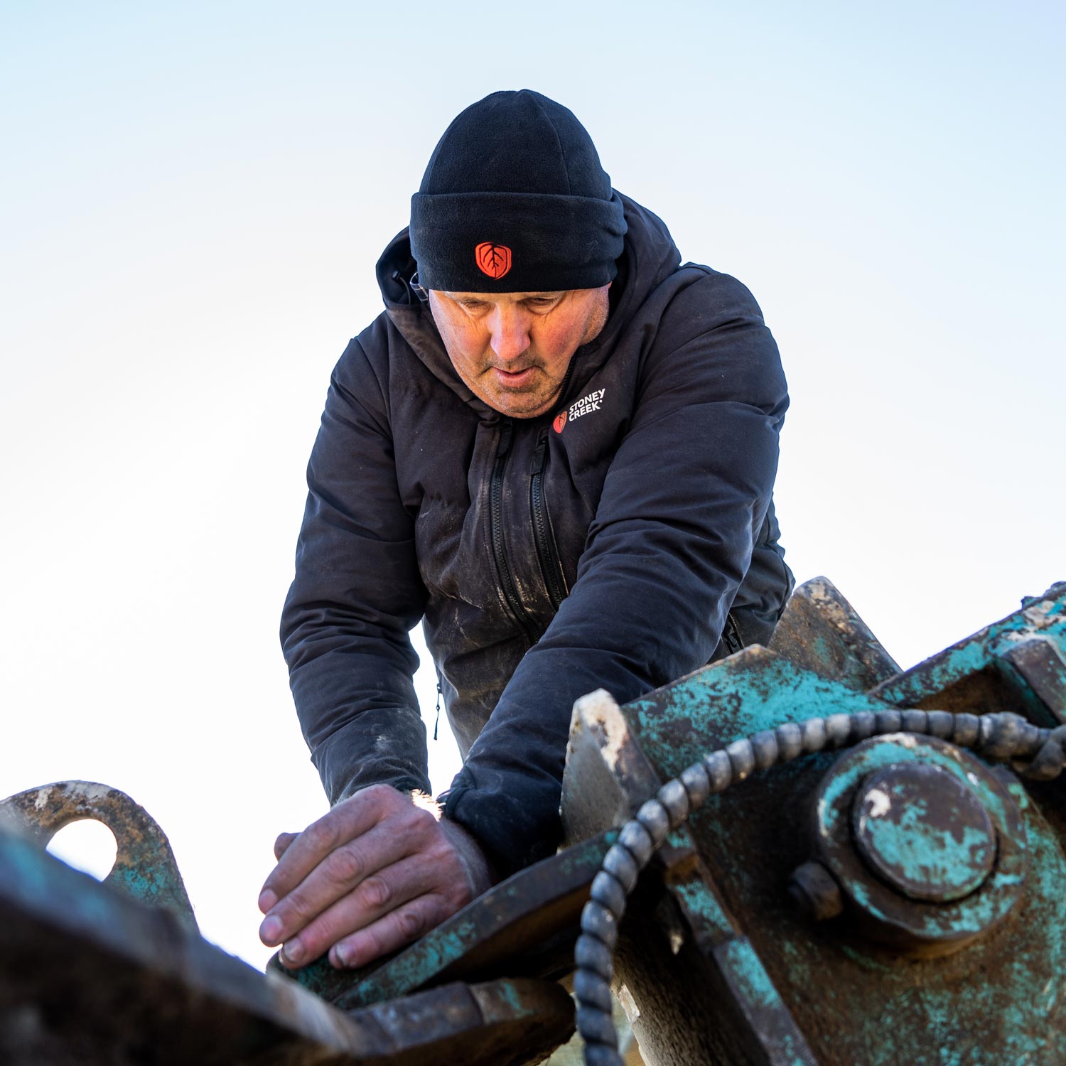 Stoney Creek Men's Thermotough Puffer Jacket Black NZ Jackets