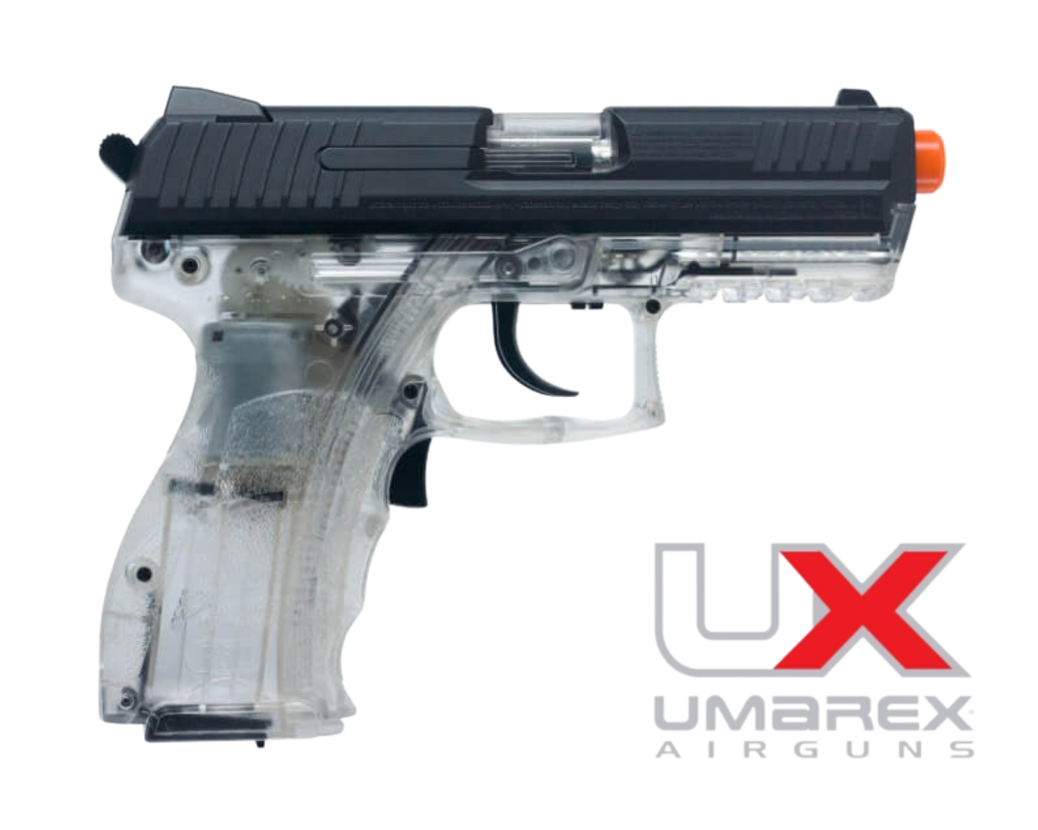 Pistolet Airsoft HK P30 Umarex - Calibre 6mm, électrique, Puissance 0.5J - Avec Mallette, Billes, Blowback