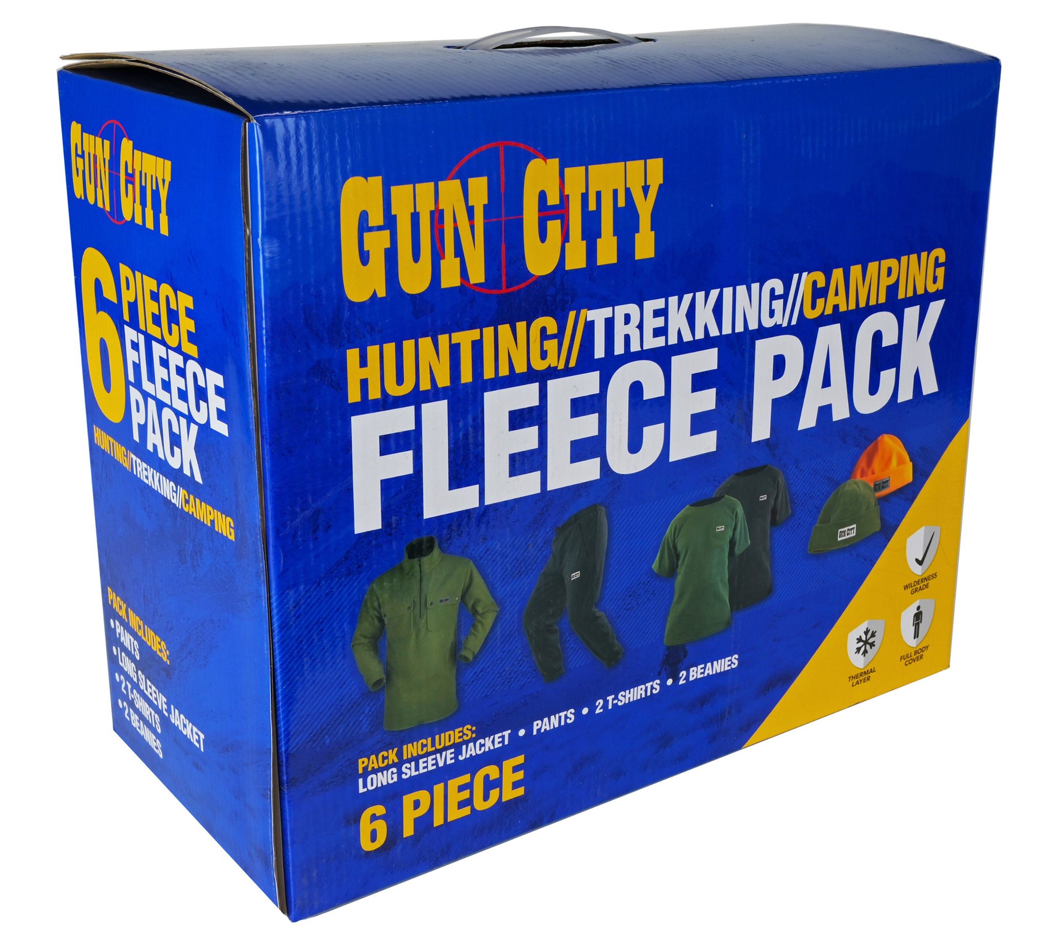 Gun City 6 Piece Fleece Clothing Pack NZ Clothing Packs by Gun City
