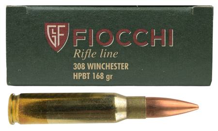 Fiocchi 308 Exacta 168gr Hollow Point Boat Tail Sierra Matchking