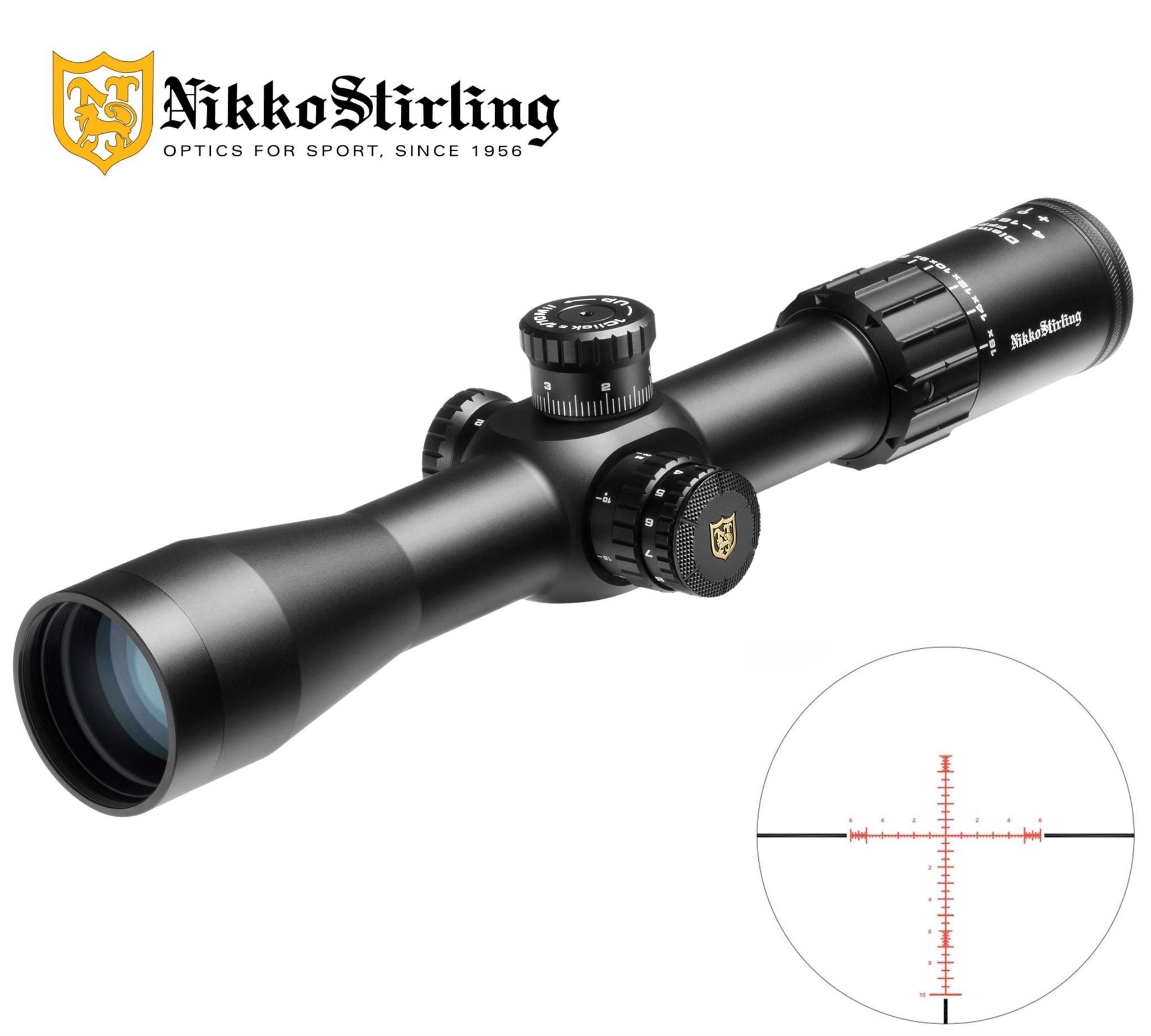 Nikko Stirling Diamond FFP 34mm 4-16x44 Precision Rifle Reticle NZ