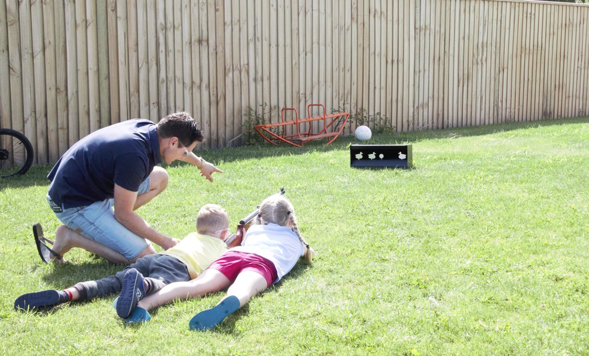 safe backyard air rifle shooting and rules