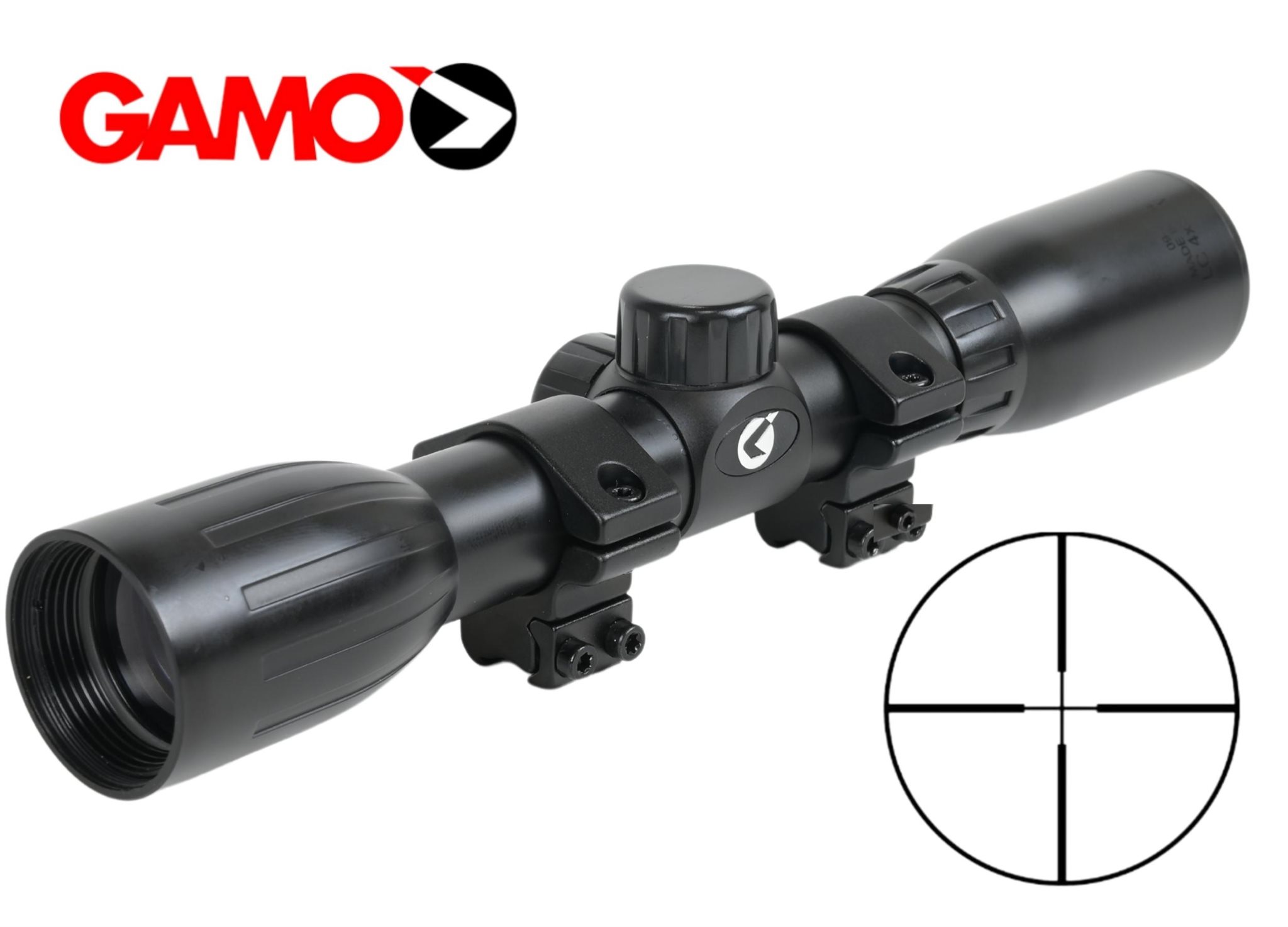 Gamo 4x32 air rifle scope for beginners backyard shooting