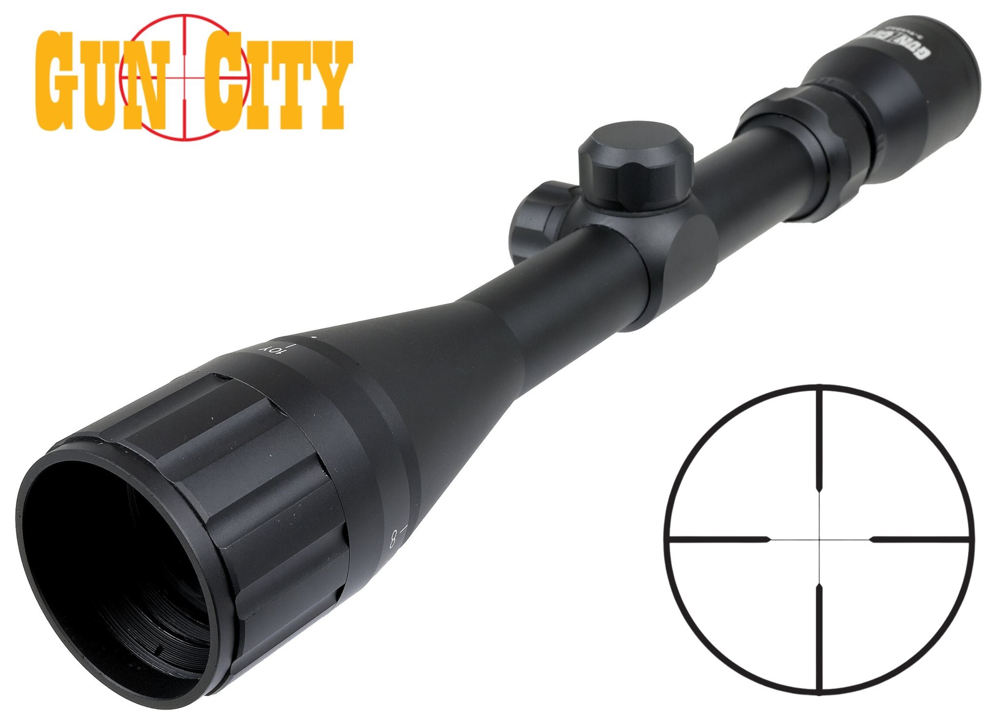 Gun City 3-9x40 AO variable zoom scope for air rifle hunting