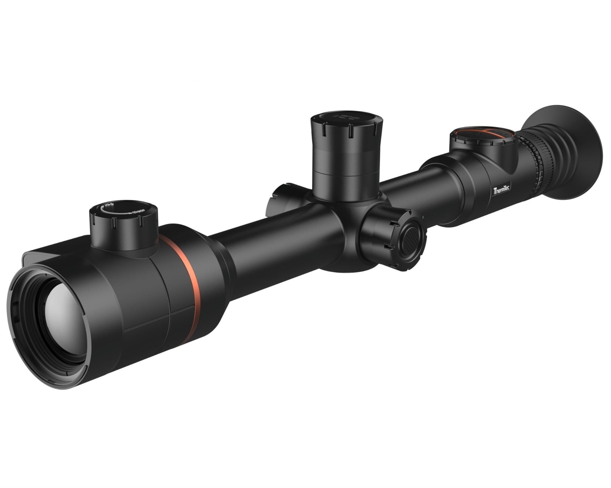 Mid range thermal rifle scope with enhanced clarity