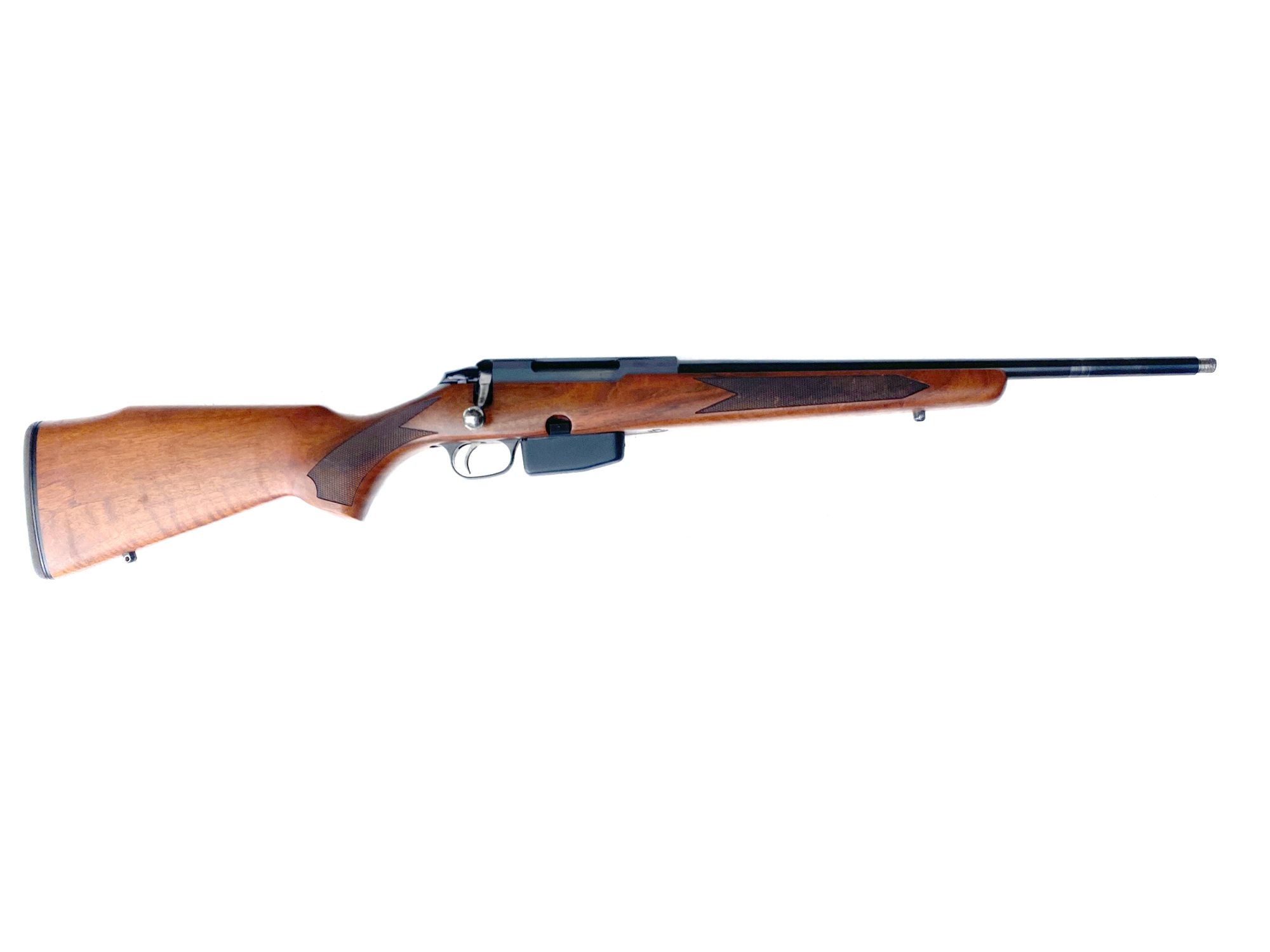 222 Tikka M590 Blued Wood Threaded NZ - Bolt Action by Gun City