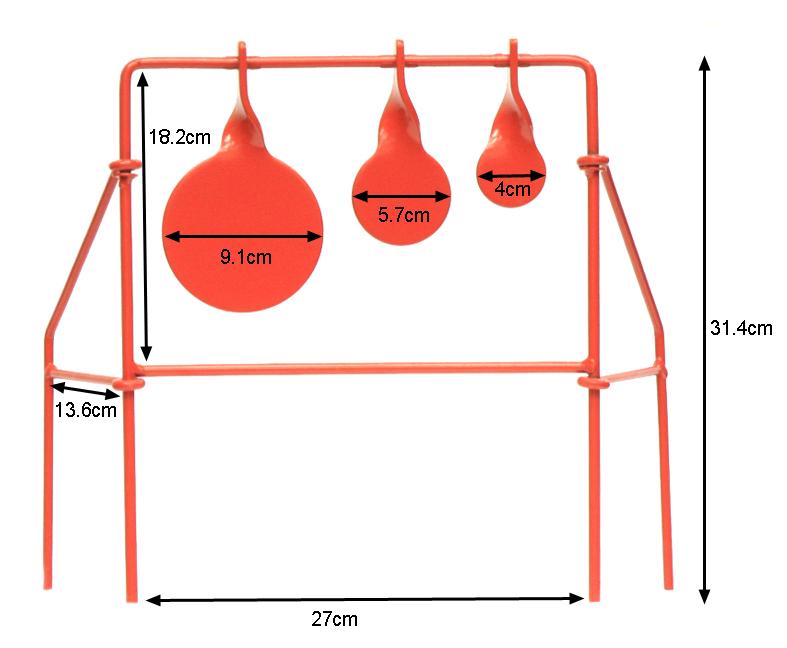Outdoor Outfitters .22 Swing Target NZ Metal Targets by Gun City