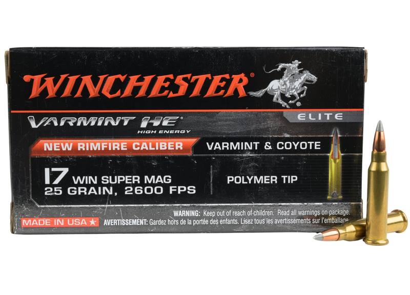 Buy Winchester 17WSM Varmint HE 25gr Polymer Tip 2600fps in NZ New Zealand.