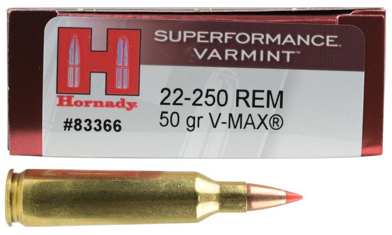 Buy Hornady 22-250 Super Performance 50gr Polymer Tipped V-Max in NZ New Zealand.