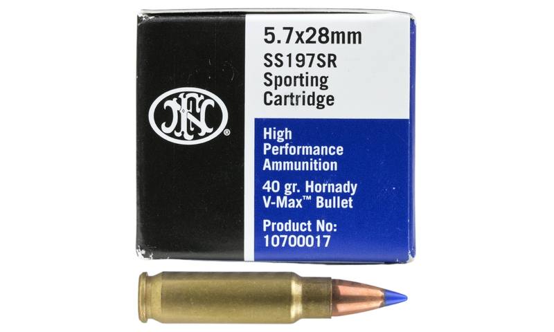 Buy FN 5.7x28mm 40gr Polymer Tip Hornady V-Max in NZ New Zealand.