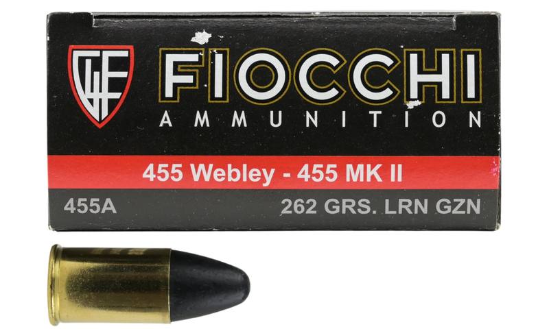 Buy Fiocchi 455 Webley MK II 262gr Lead Round Nose in NZ New Zealand.