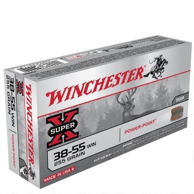 Buy Winchester 38-55 Win SuperX 255gr Power Point 20 Rounds in NZ New Zealand.