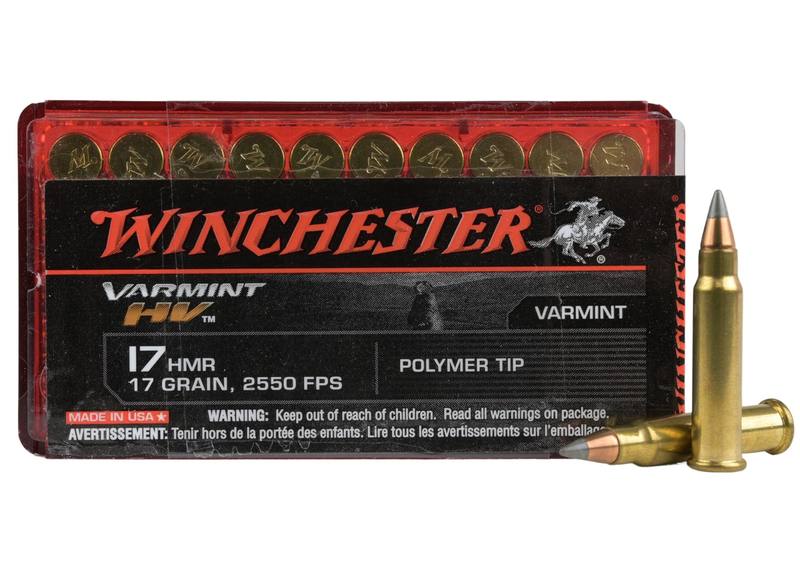 Buy Winchester 17HMR Varmint HV 17gr Polymer Tip 2550fps in NZ New Zealand.