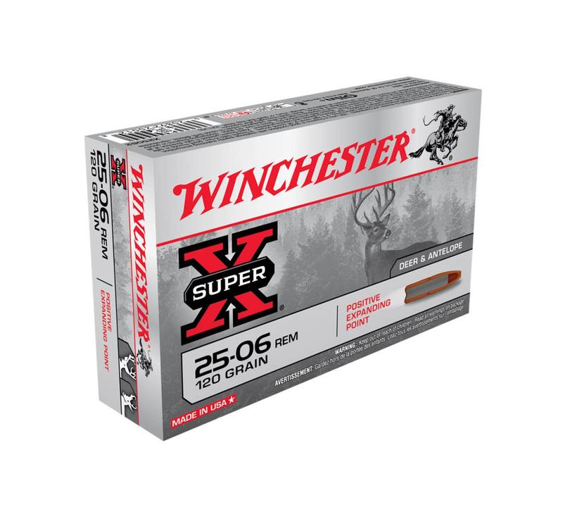 Buy Winchester 25-06 Super-X 120gr Hollow Point | 25 Rounds in NZ New Zealand.
