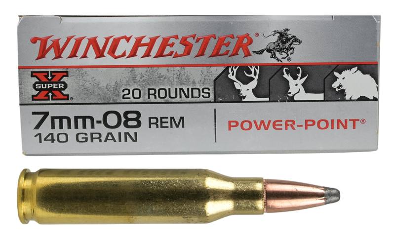 Buy Winchester 7mm-08 Super-X 140gr Soft Point Power Point in NZ New Zealand.
