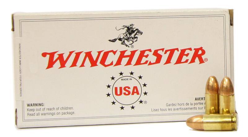 Buy 9mm Luger Winchester 115gr FMJ 50 Rounds in NZ New Zealand.