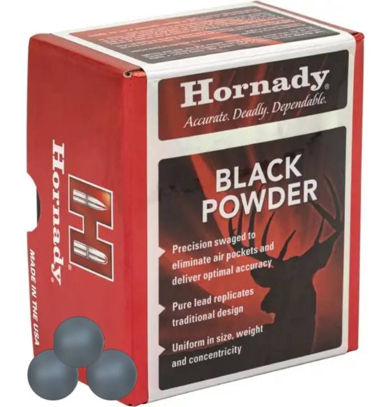 Buy Hornady .36 Cal .375 Black Powder Lead Balls | 100x in NZ New Zealand.