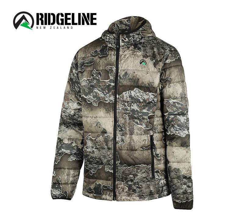 Buy Ridgeline Microtech Excape Camouflage Puffa-Jacket in NZ New Zealand.