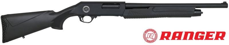 Buy 12ga Ranger Dynamo Blued Synthetic 18.5" Cylinder in NZ New Zealand.