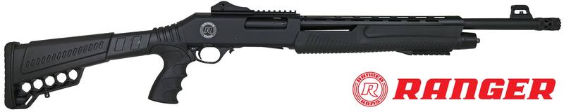 Buy 12ga Ranger Dynamo Tactical Black 18.5" Interchoke in NZ New Zealand.
