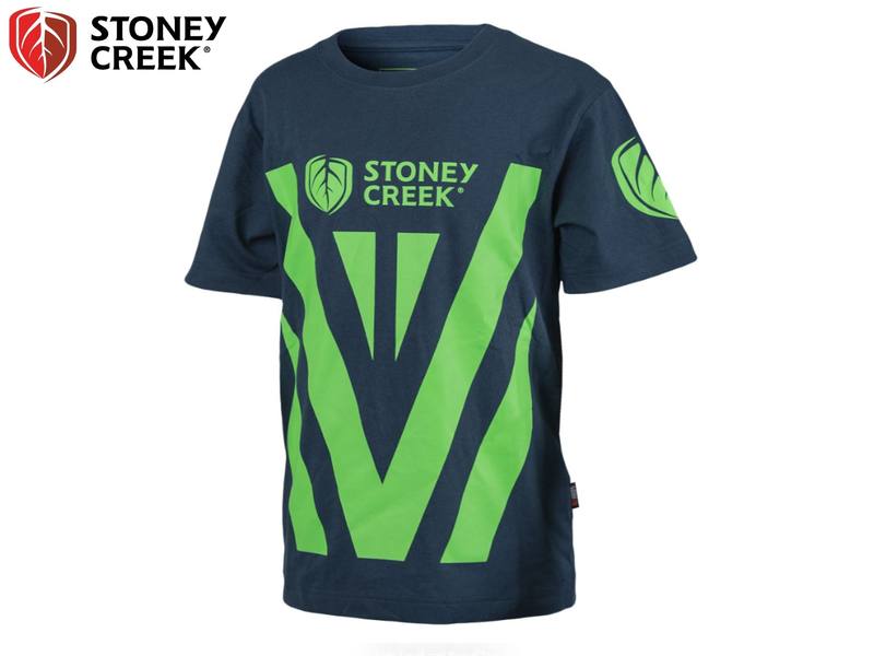 Buy Stoney Creek Kids Loud and Proud Tee Green/Navy  | Choose Size in NZ New Zealand.