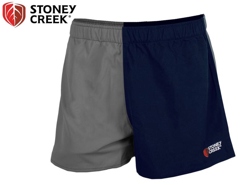 Buy Stoney Creek Kids Jester Shorts Navy/Grey | Choose Size in NZ New Zealand.