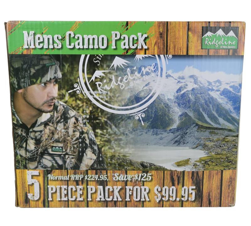 Buy Ridgeline Buffalo Camo 5 Piece Fleece Pack in NZ New Zealand.