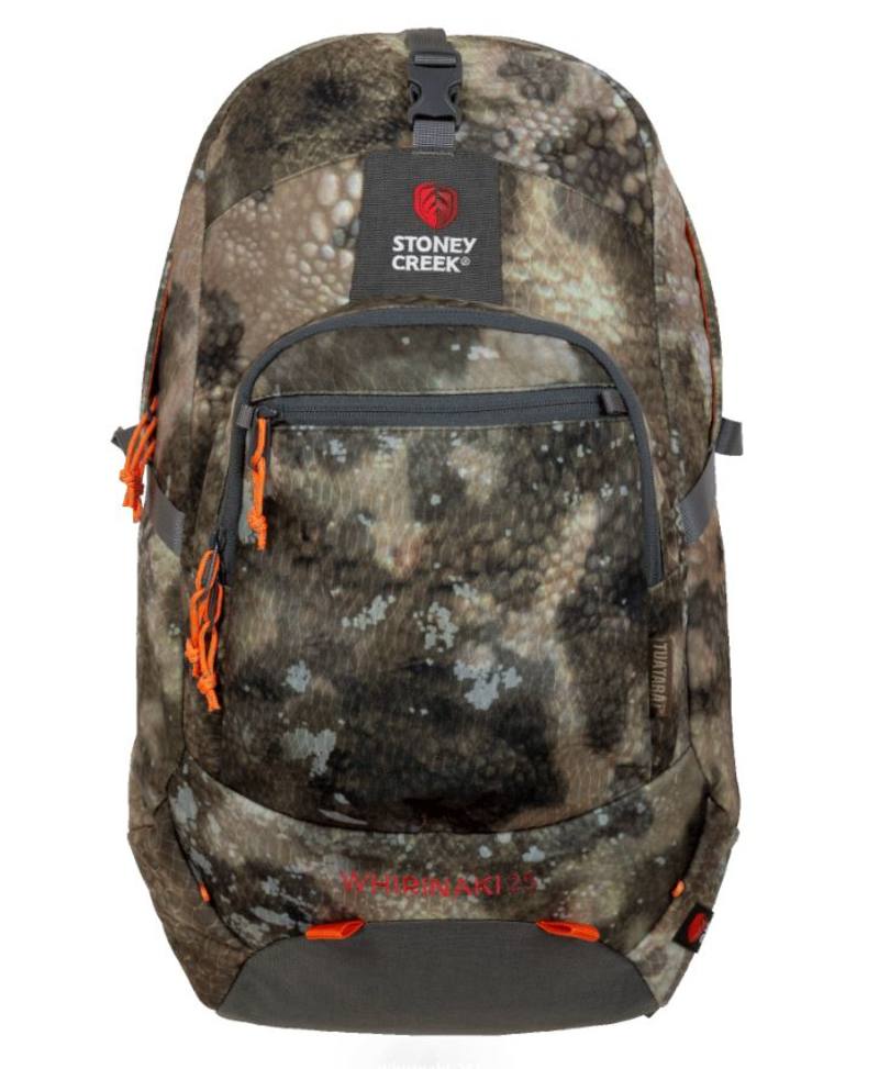 Buy Stoney Creek Whirinaki 25 L Pack: Tuatara Alpine Camo in NZ New Zealand.